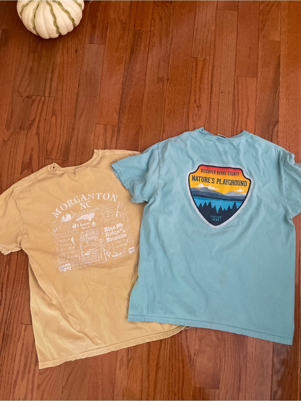 Comfort Colors Morganton, NC Burke County Souvenir T-Shirts Tees Bundle Large